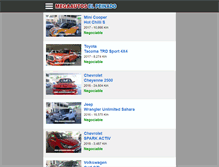 Tablet Screenshot of megaautoselpeinado.com